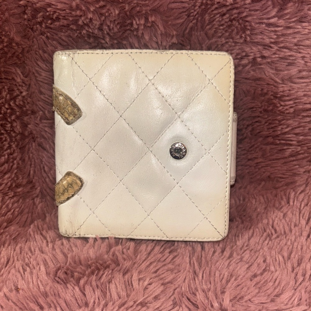 Chanel Python Quilted Leather Wallet - image 2